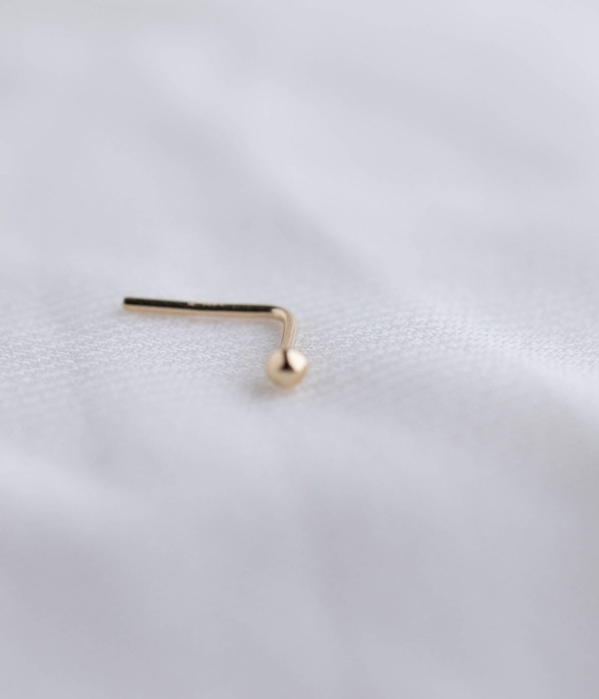 זהב 14k | נזם נקודה