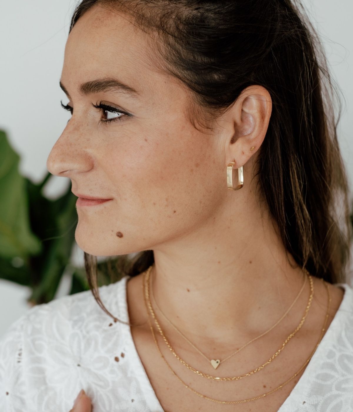 עגילי לומינה | זהב 14k