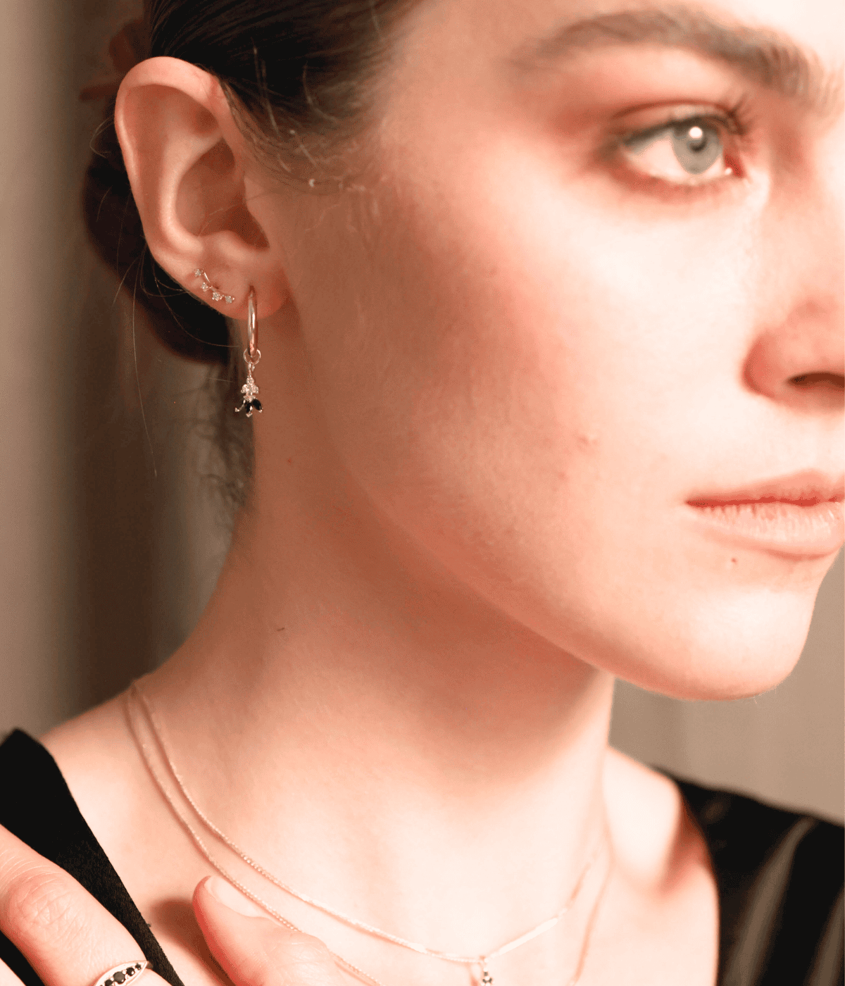 חישוקי לוטוסים | זהב 14k