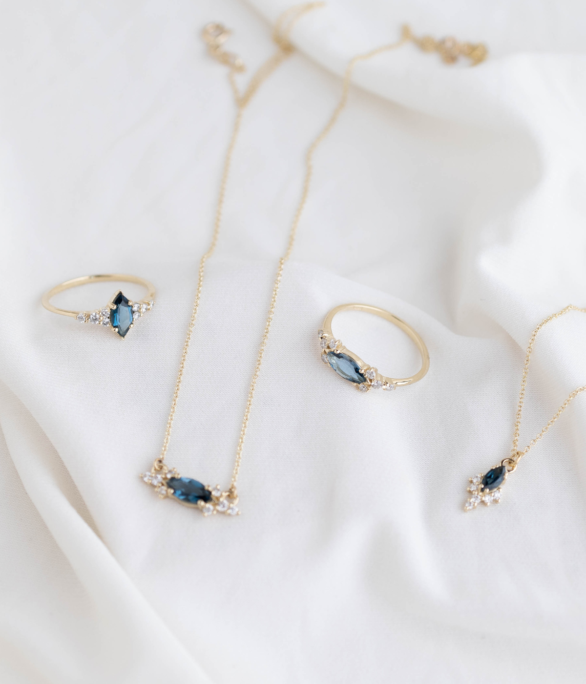 טבעת אליזבט- טופז לונדון | זהב 14k