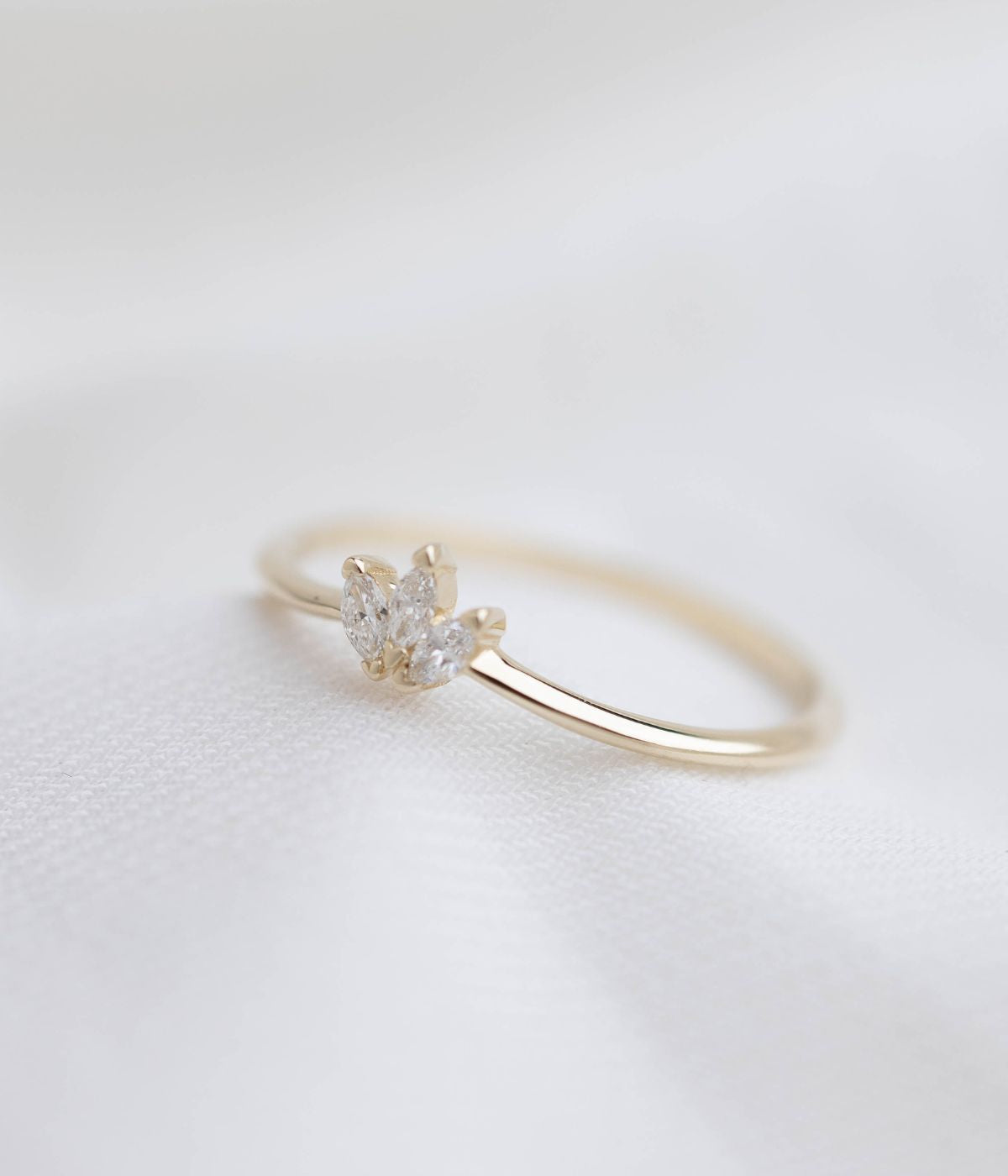 זוג טבעות משלימות סול ולוטוס | זהב 14k