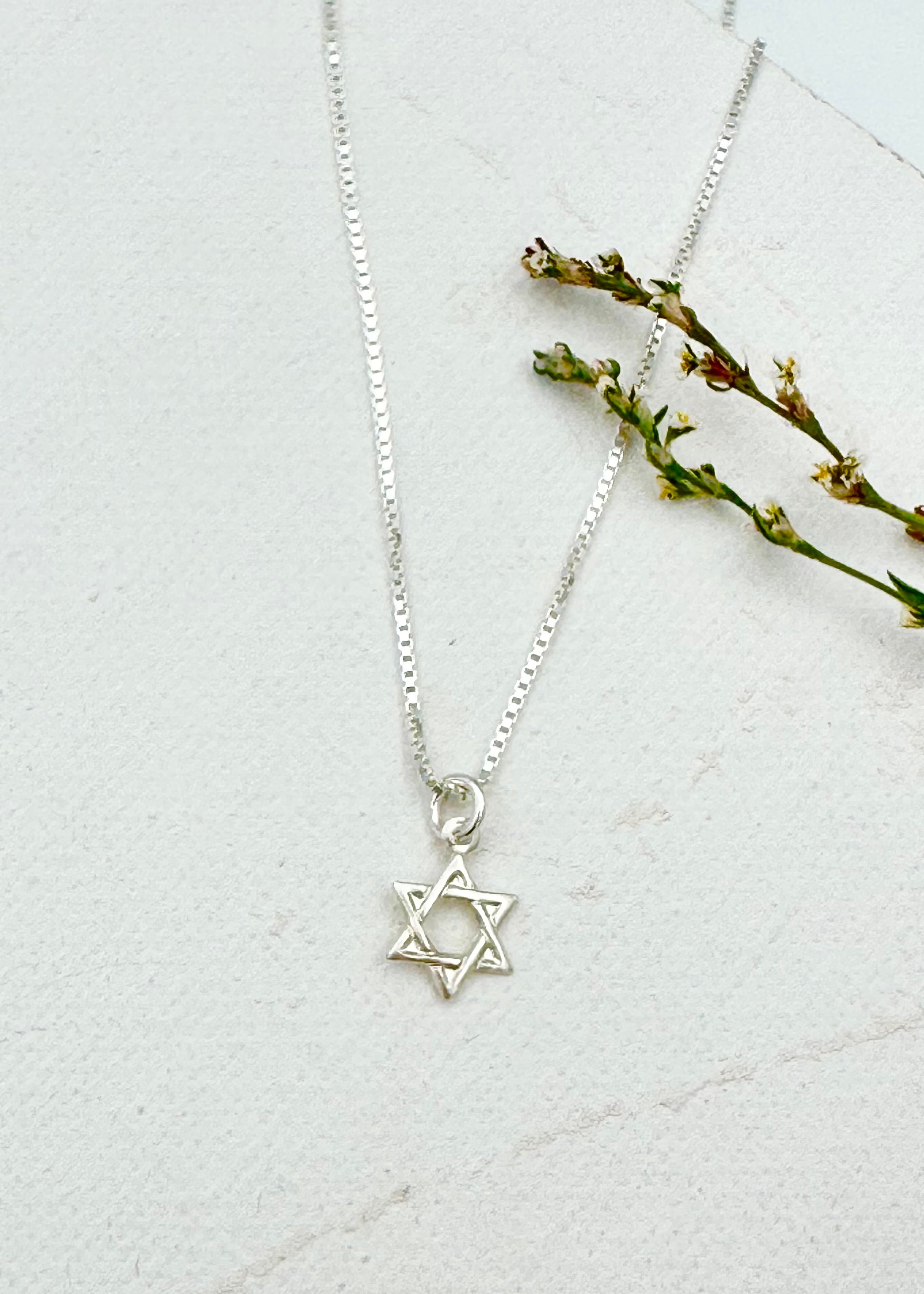 שרשרת מגן דוד | כסף טהור