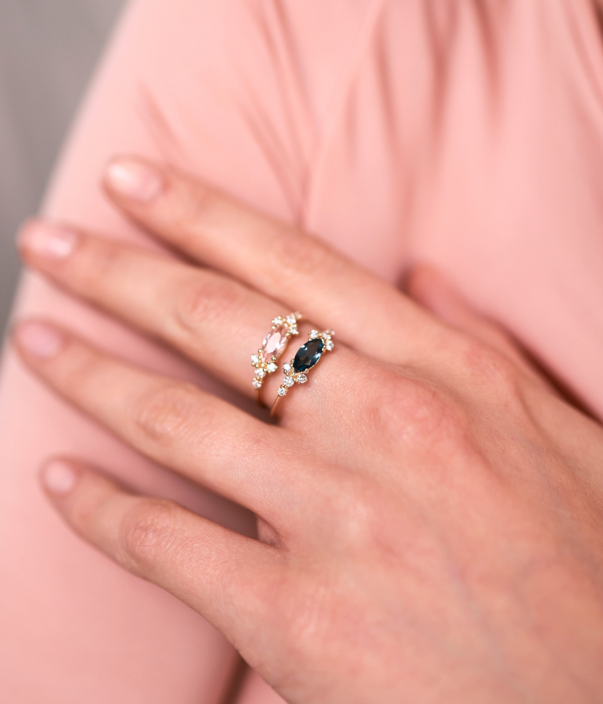 טבעת ויקטוריה - אמרלד | זהב 14k