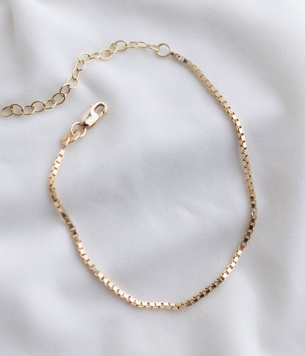 צמיד זהב 14k | קוביות