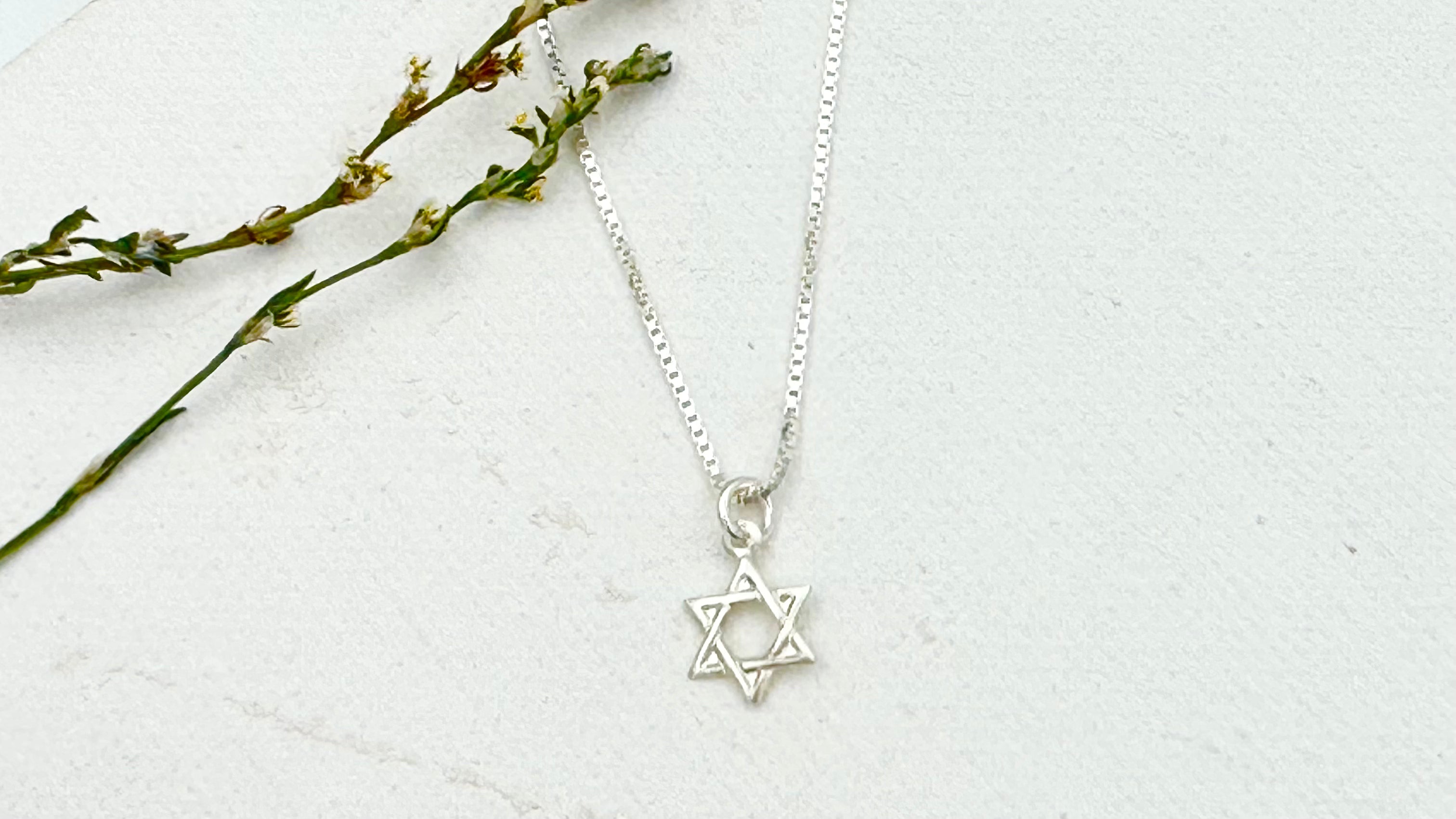 שרשרת מגן דוד | כסף טהור