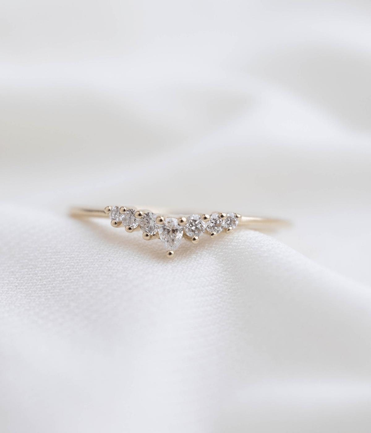 זוג טבעות משלימות מלכה | זהב 14k