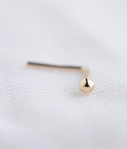 זהב 14k  |  נזם נקודה