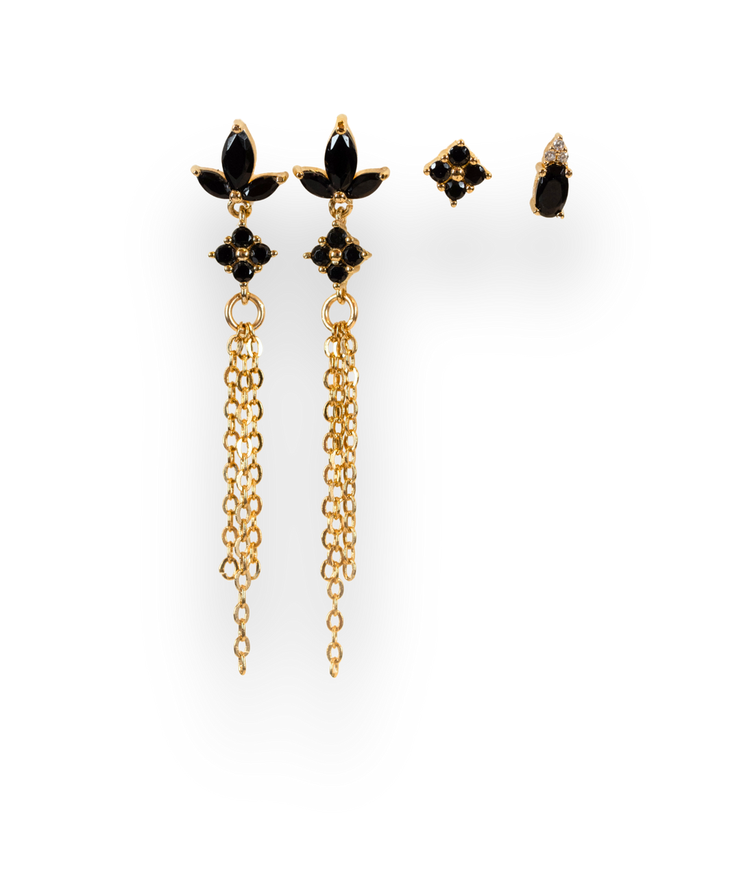 סט קדם | 4 עגילים צמודים