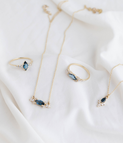 טבעת ויקטוריה - אמרלד |  זהב 14k