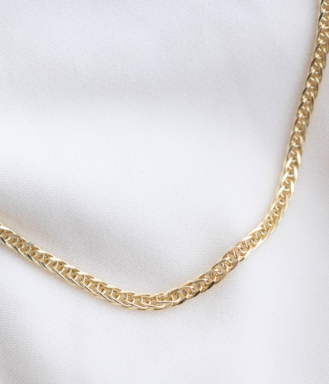 שרשרת קמילה - אמרלד |  זהב 14k