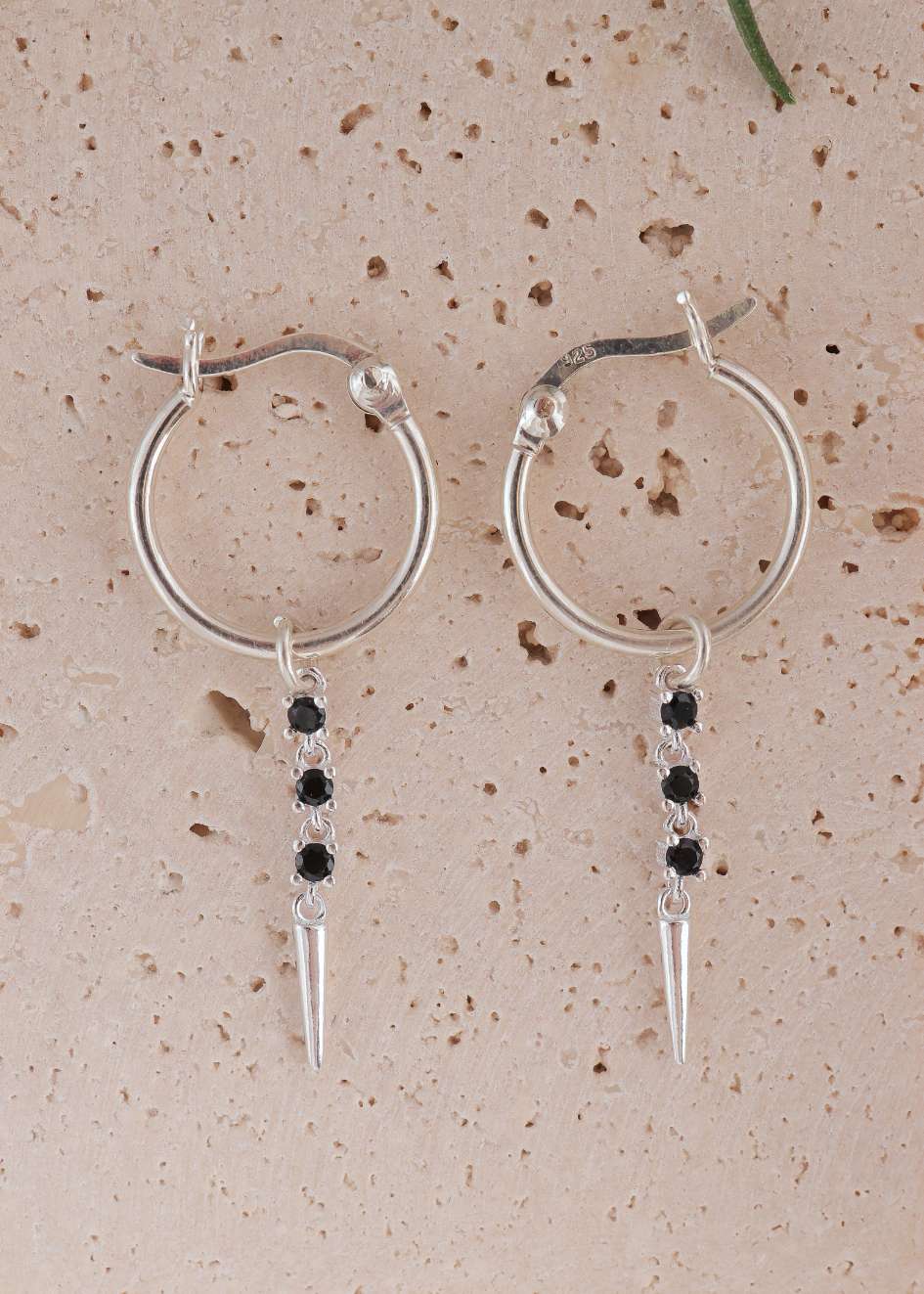 עגילי חישוק מלי | כסף 925