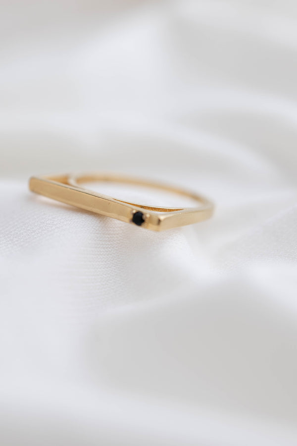 טבעת גליה | ציפוי זהב