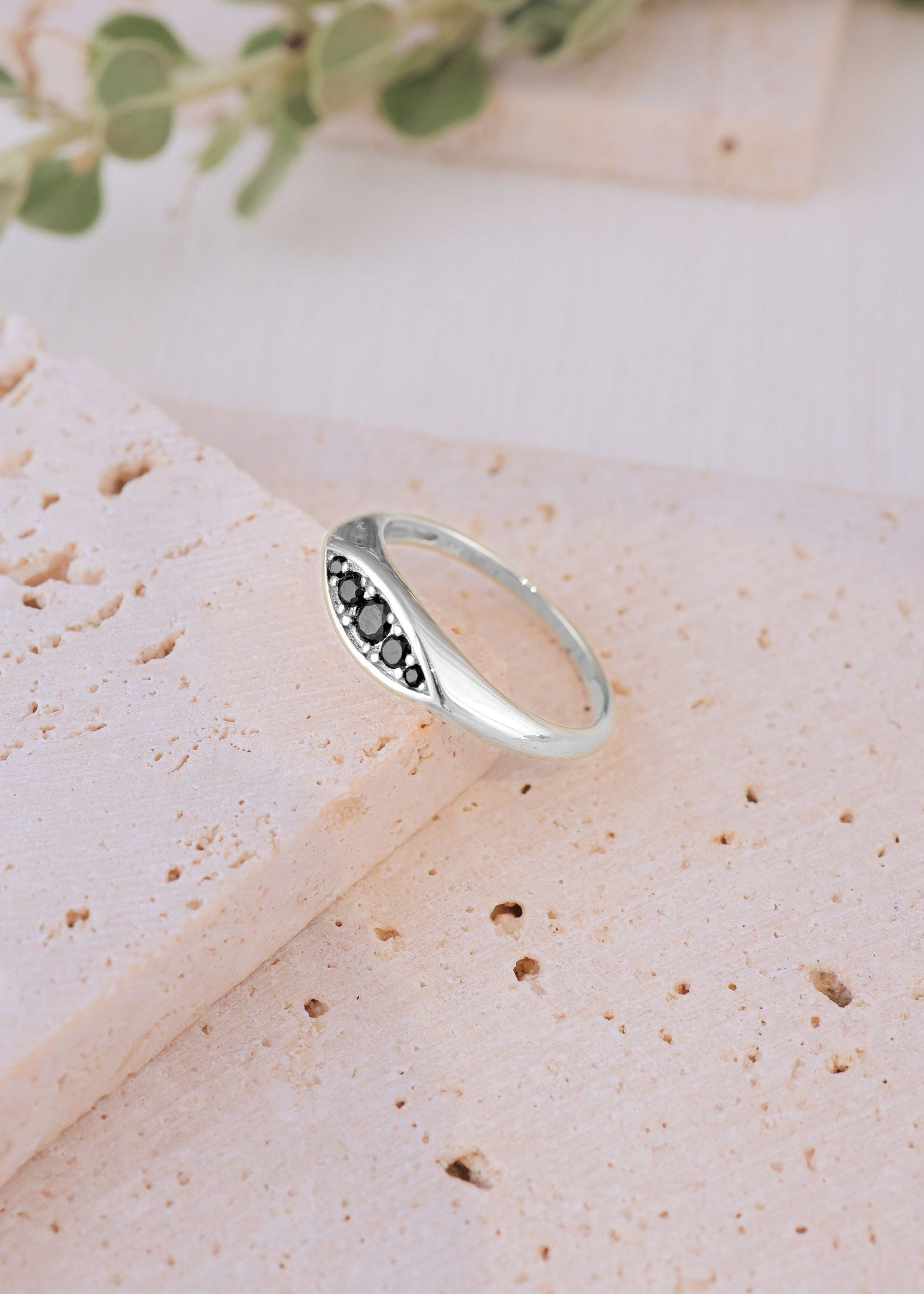 925 טבעת ליאן זירקונים | כסף