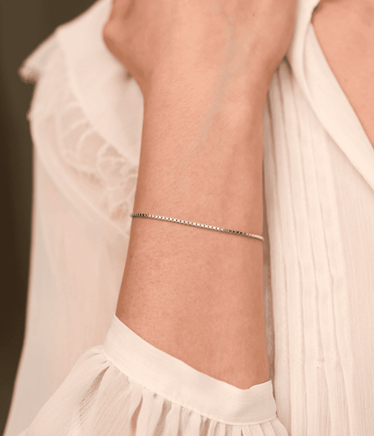 צמיד זהב 14k  |  קוביות