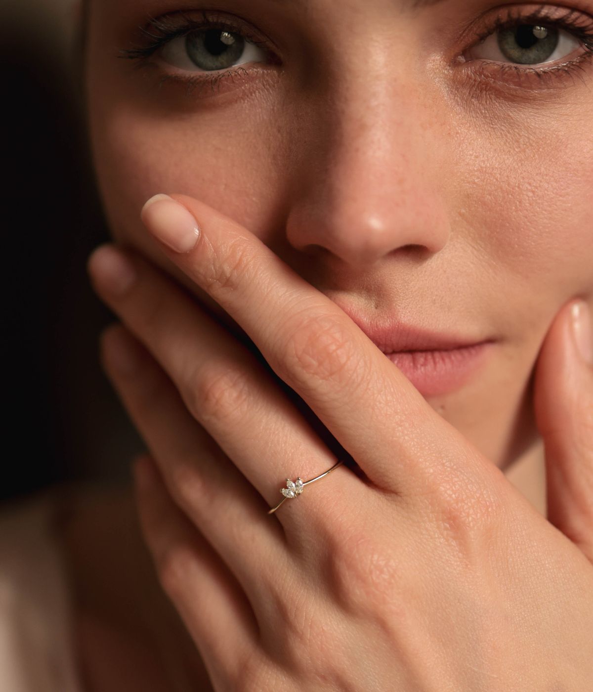 טבעת לוטוס | זהב 14k