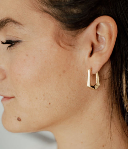 עגילי מאיה | זהב 14k