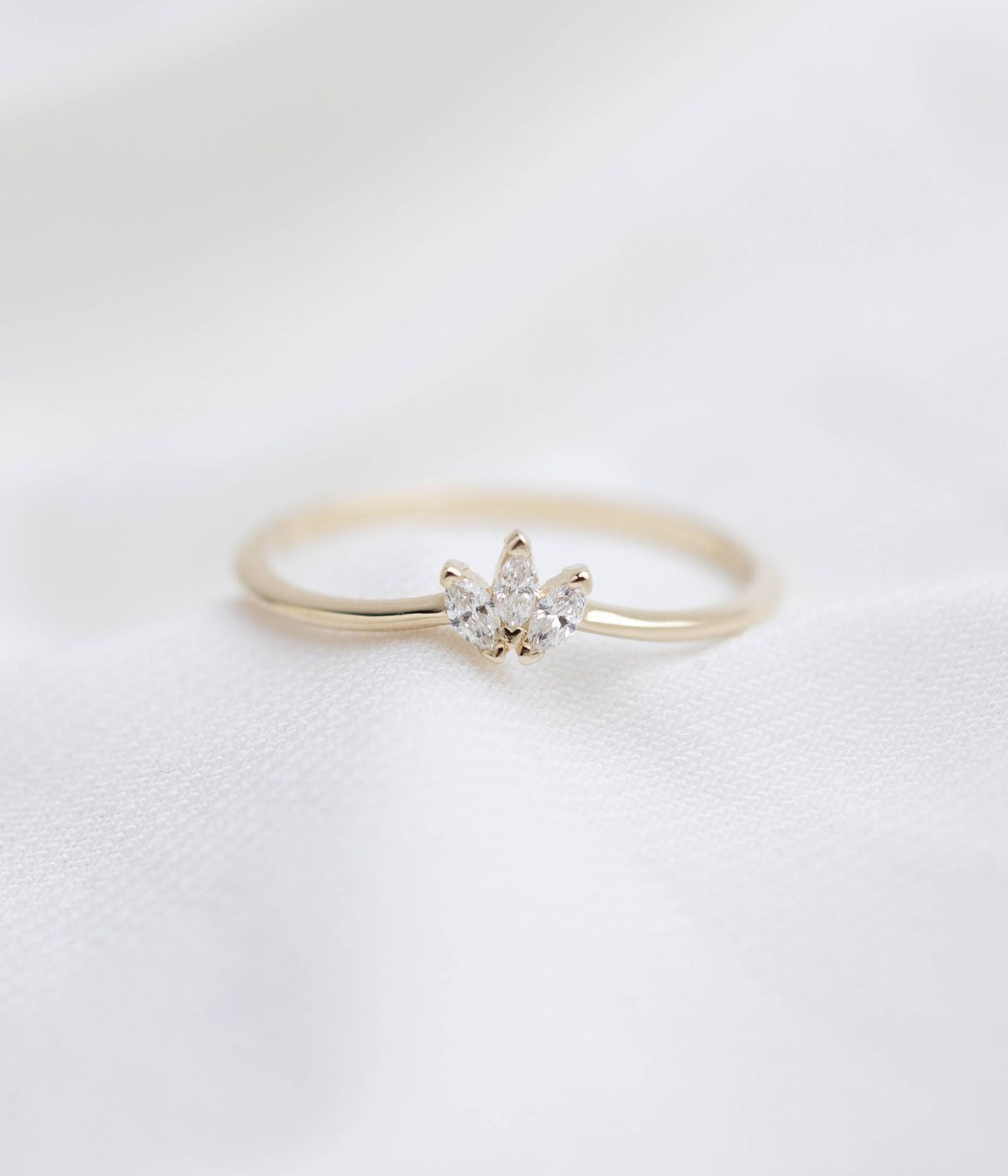 טבעת לוטוס | זהב 14k