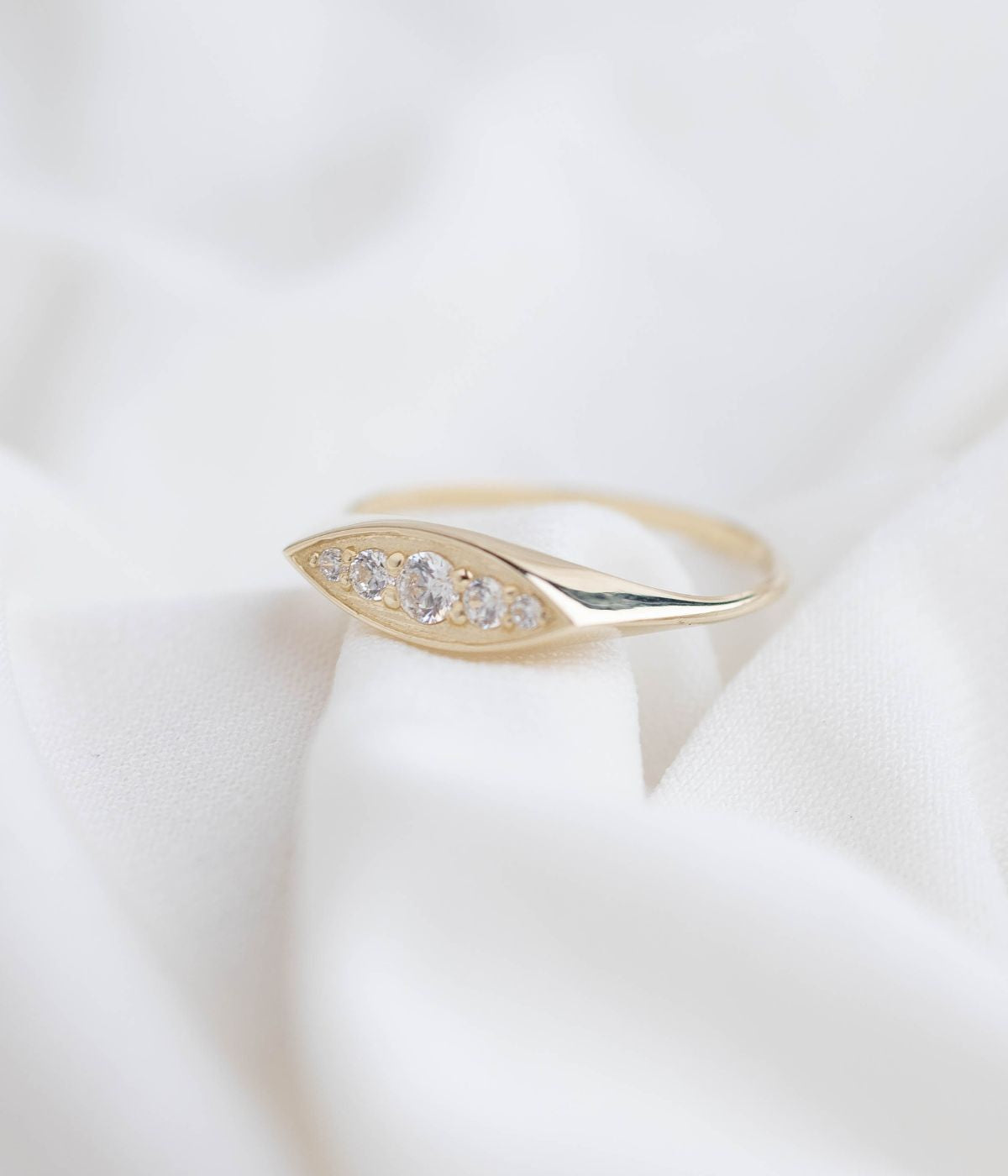 טבעת ליאן | זהב 14k