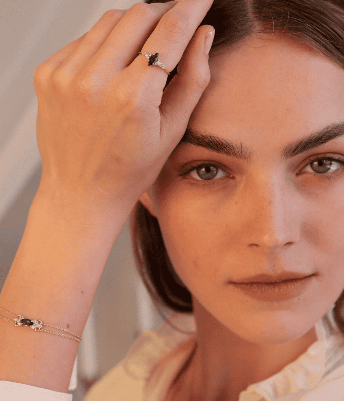 טבעת אליזבט- טופז סויס  |  זהב 14k