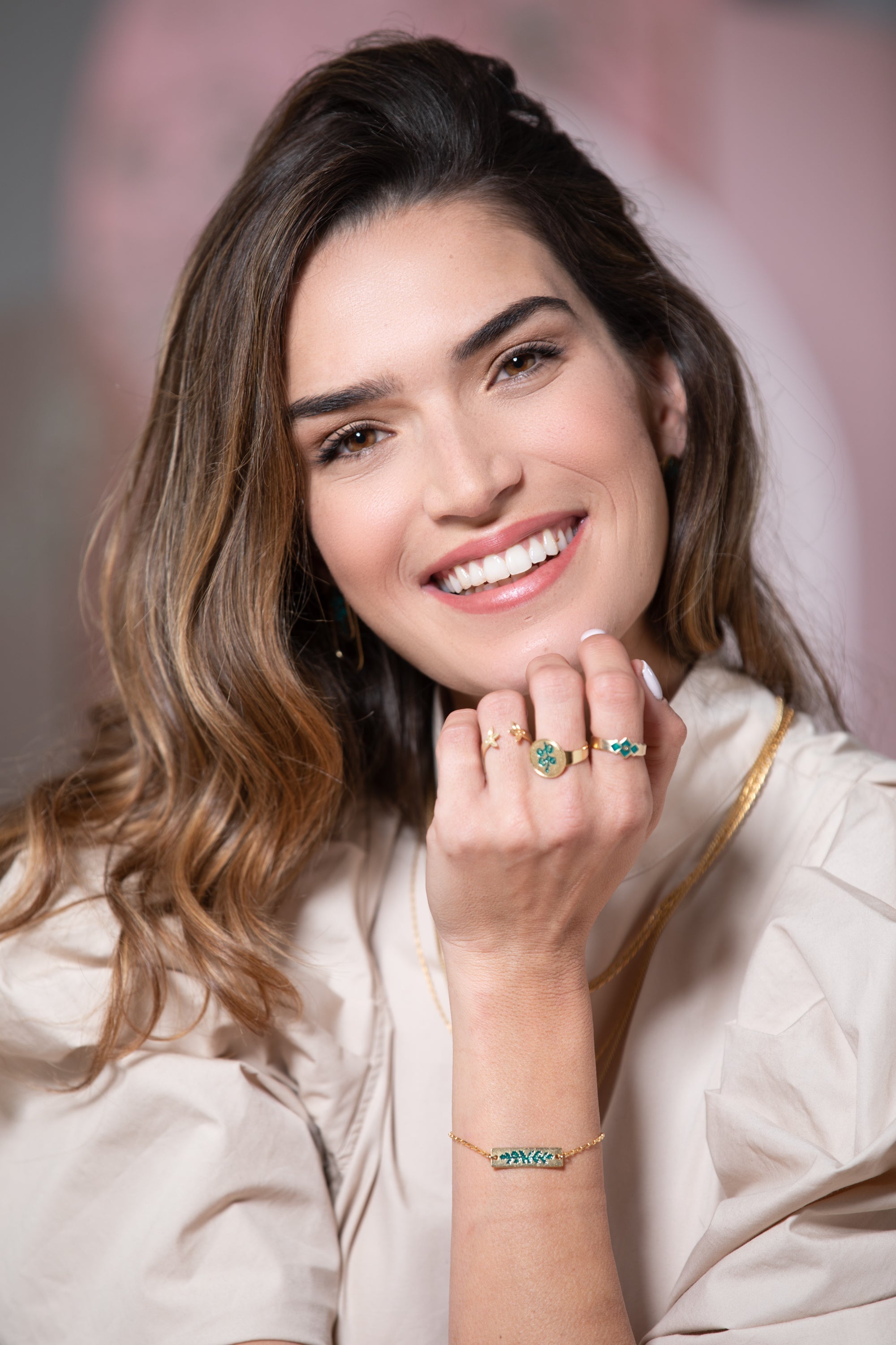 טבעת מעוין פתוחה