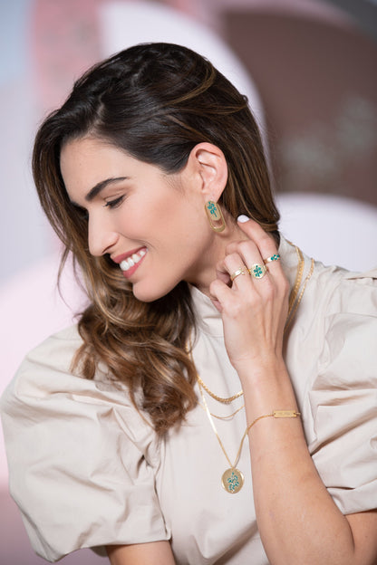 טבעת מעוין פתוחה