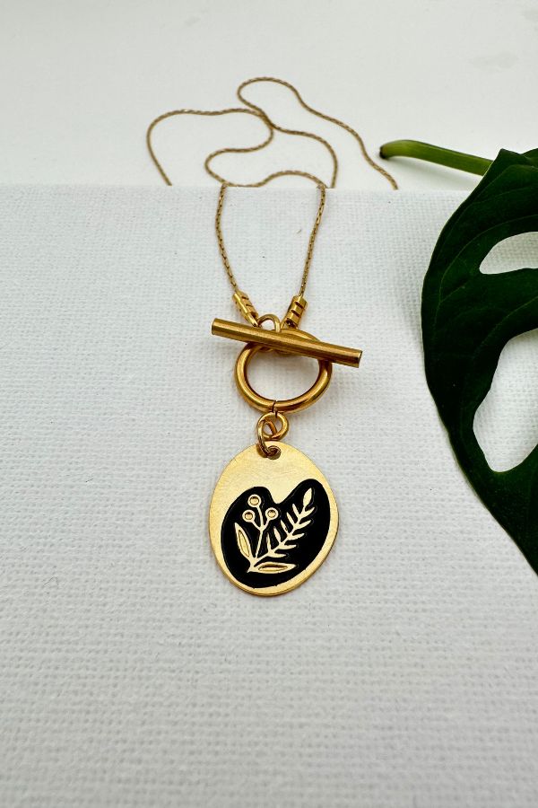 שרשרת פריחת אירוס דו צדדית עם סגירה מקדימה