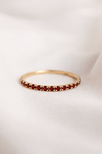 טבעת סול גרנט | זהב 14k