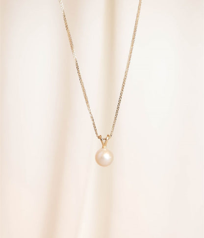 שרשרת פנינה | זהב 14k