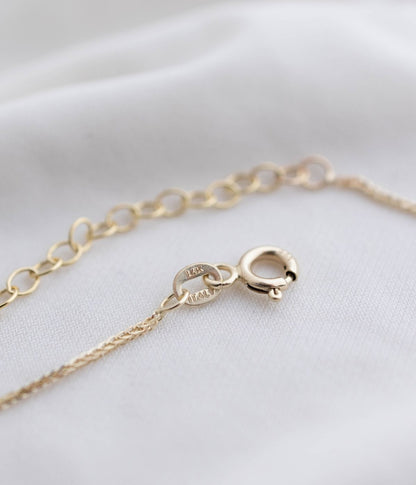 שרשרת פנינה | זהב 14k