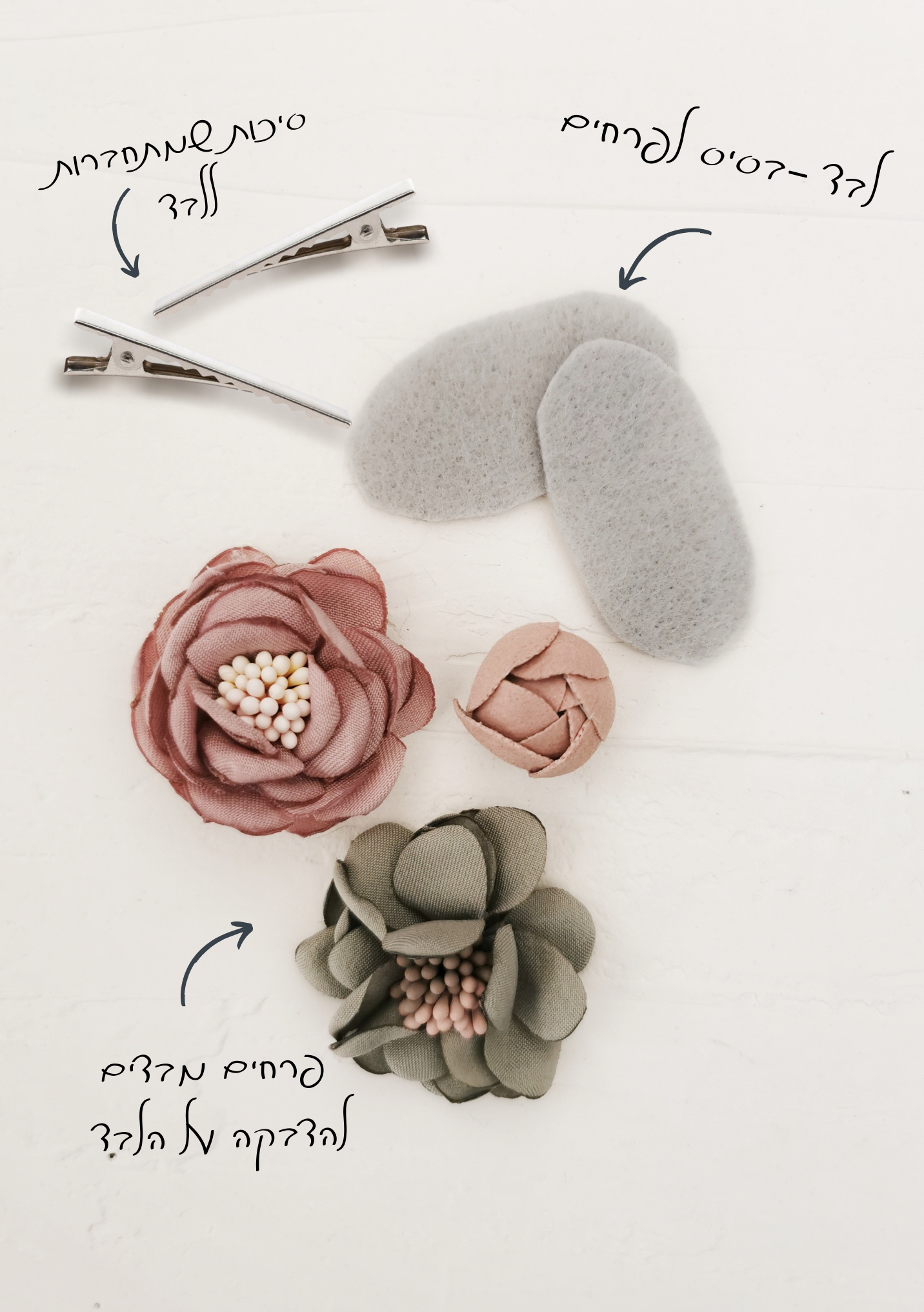 ערכת הכנת סיכות לשיער DIY