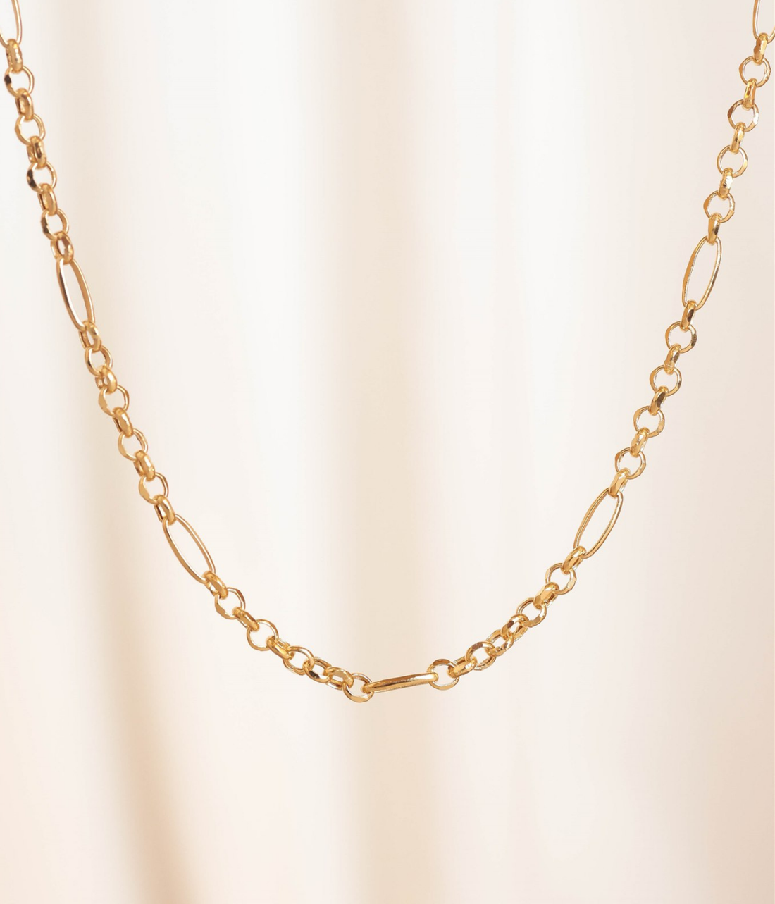 שרשרת חוליות קלאסית | זהב 14k