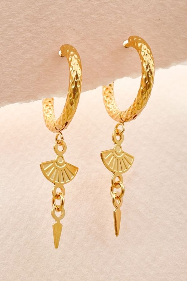 עגילי חישוק אשל