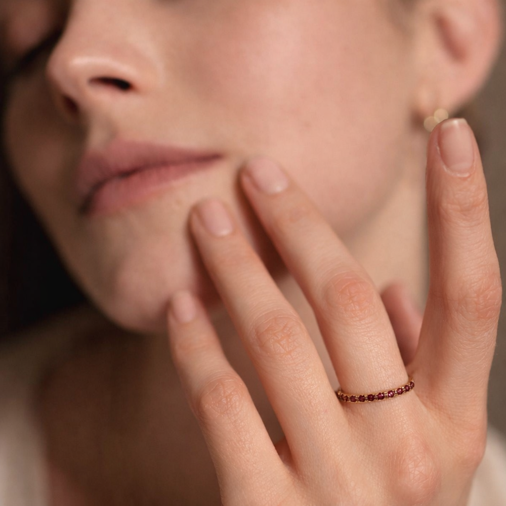 טבעת סול גרנט | זהב 14k