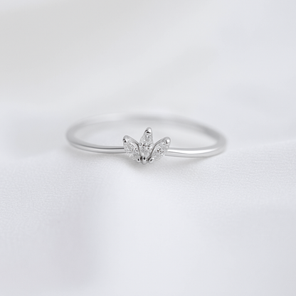 טבעת לוטוס | זהב 14k