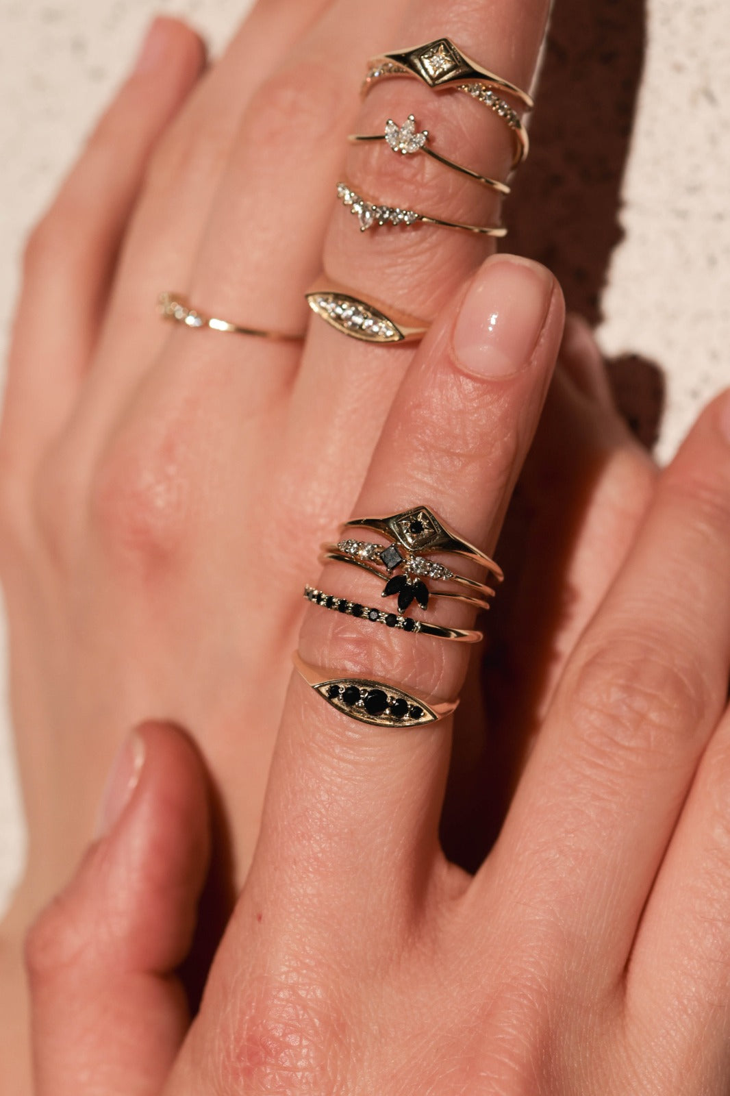 טבעת נגיעה אבן רובי  | זהב 14k