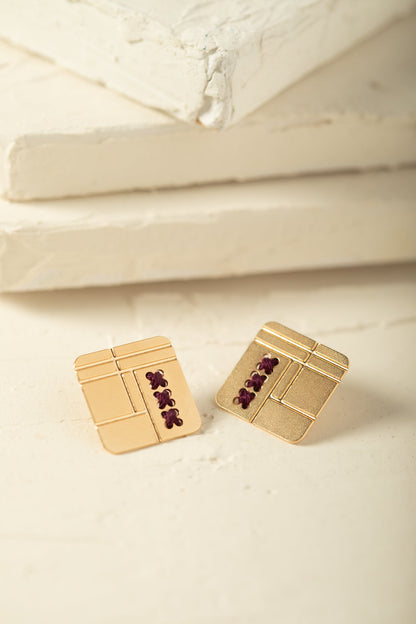 עגיל אליאנה עם רקמה לבחירתך