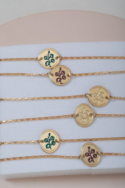 "צמיד עיגול כותנה, עם המילים "הכל אפשרי