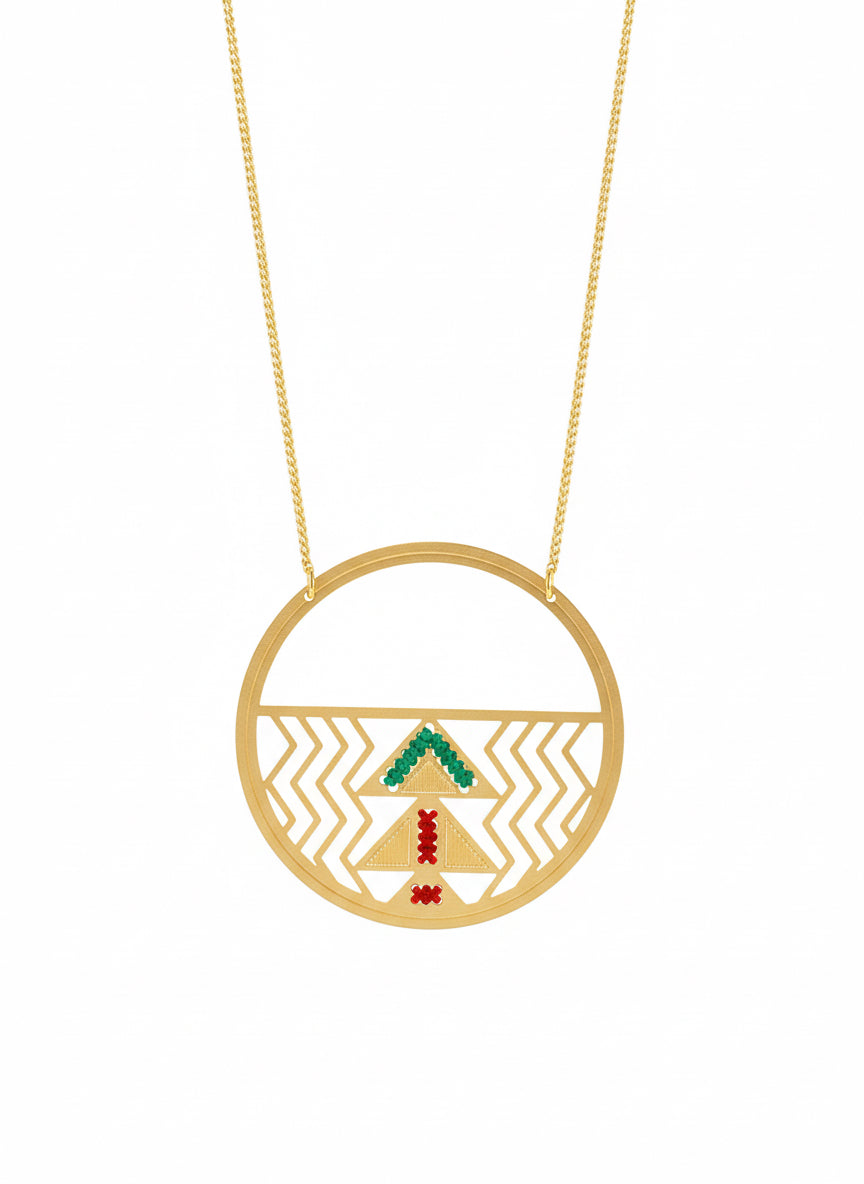 שרשרת אמארי עם רקמה לבחירתך